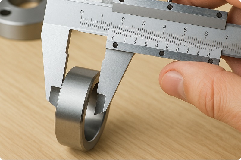 آموزش اندازه گیری با کولیس