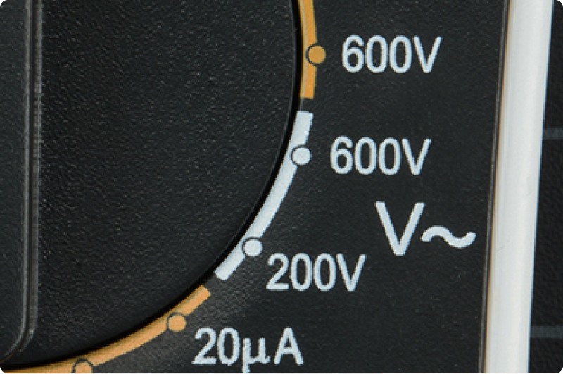 مولتی‌متر مناسب برای ولتاژ DC و AC